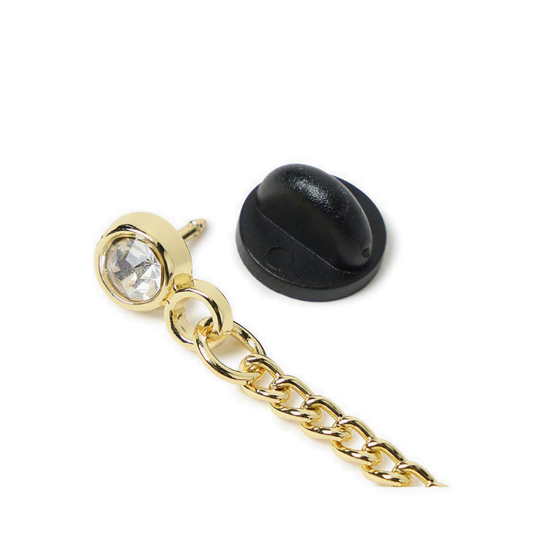 CAP CHAIN FLAG GLD INTL
