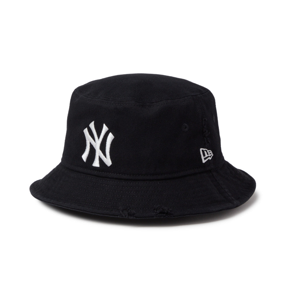 BUCKET01 NEYYAN DAMAGED TWILL BLK INTL