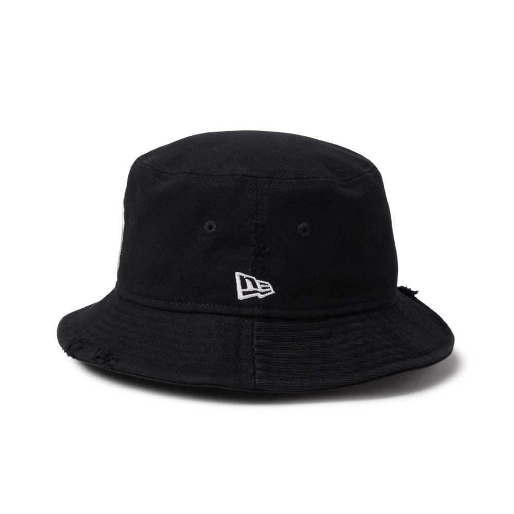 BUCKET01 NEYYAN DAMAGED TWILL BLK INTL