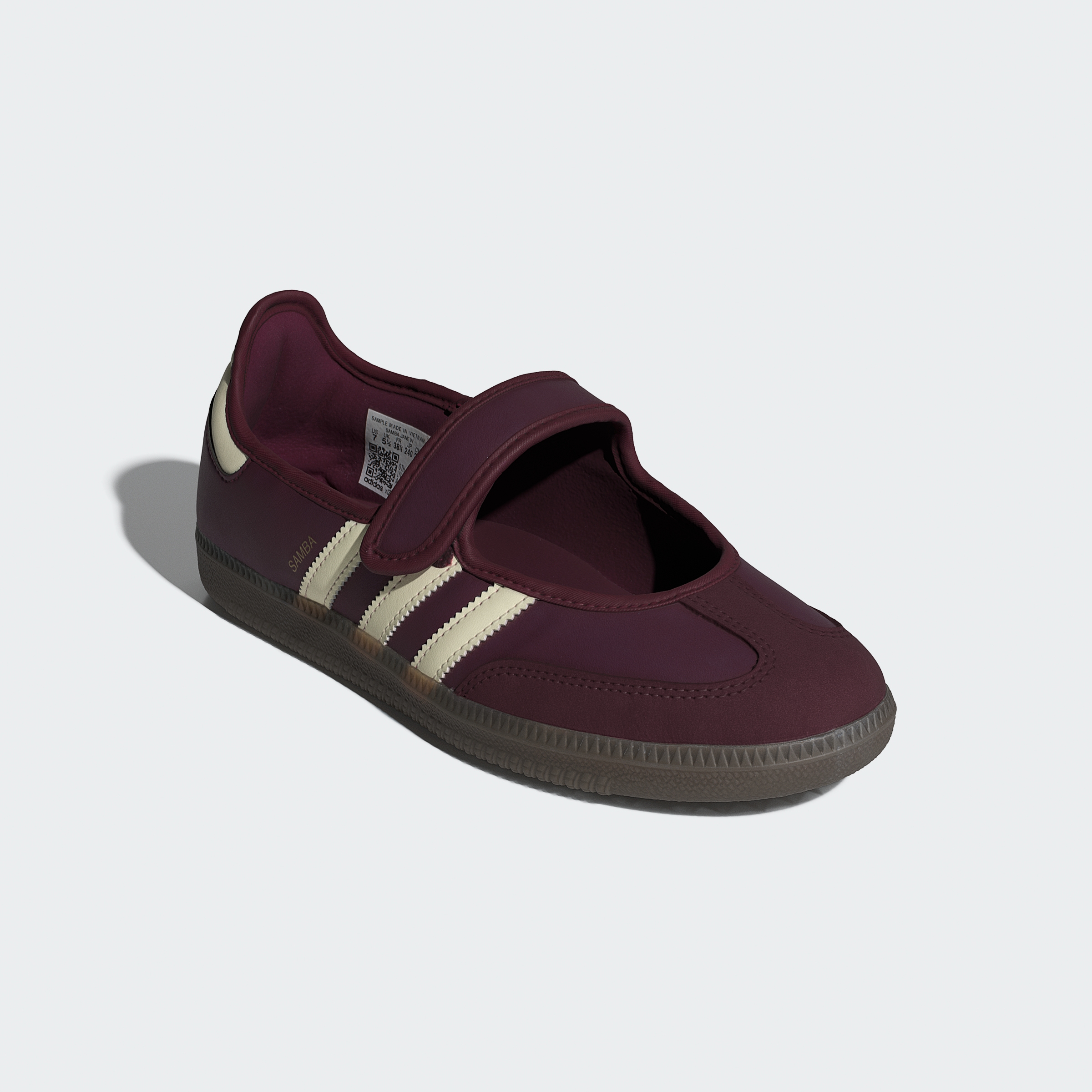SAMBA JANE W MAROON/CREWHT/GOLDMT