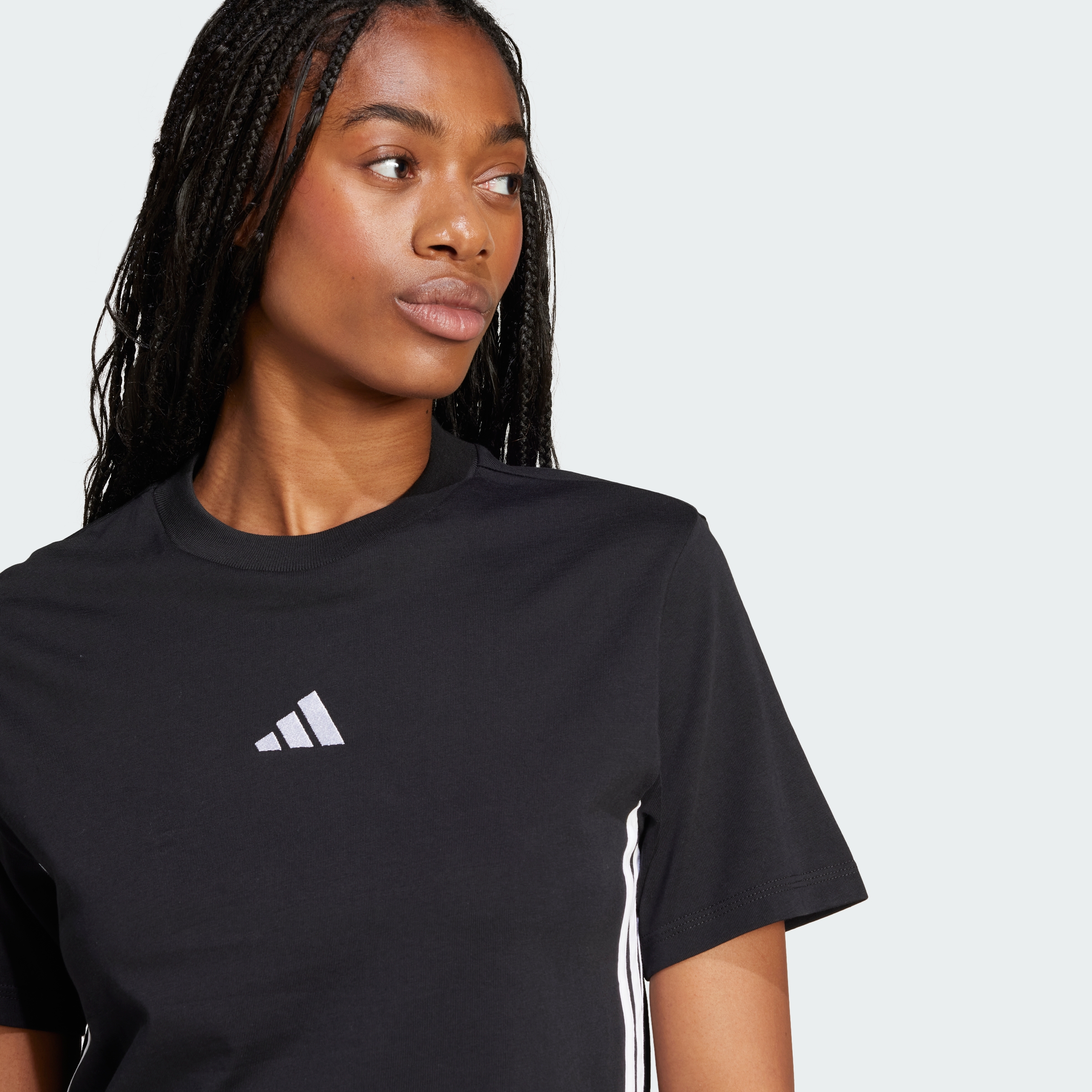 W 3S SJ T BLACK/WHITE