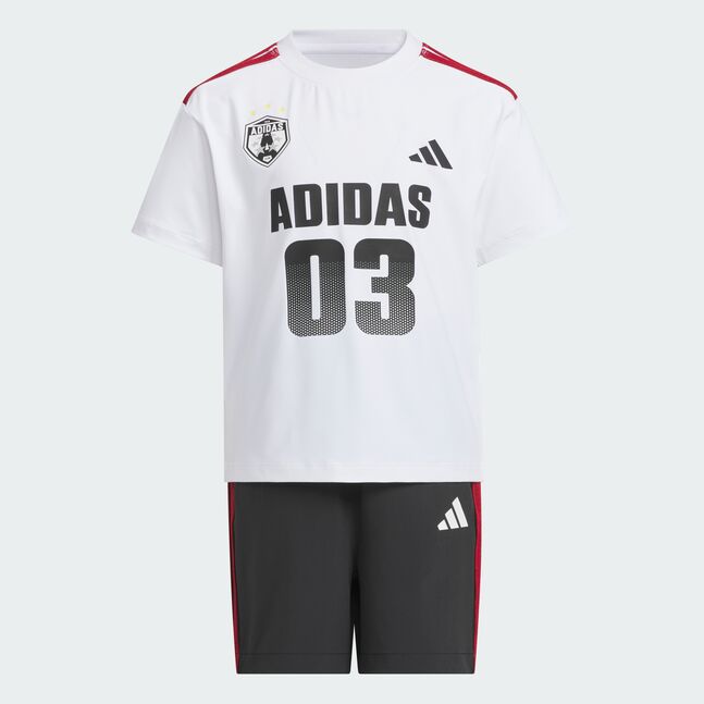 LB SS TEE SET WHITE