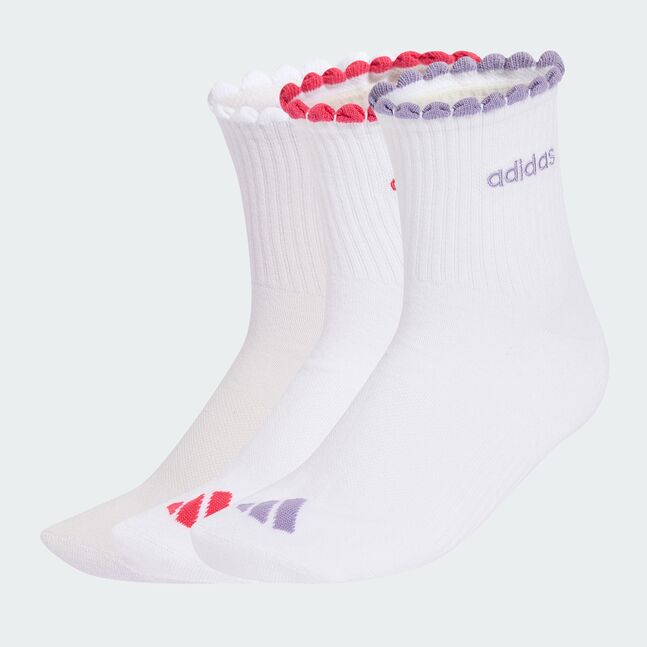 WMS QUARTER 3P WHITE/FROPUR/POWPNK/