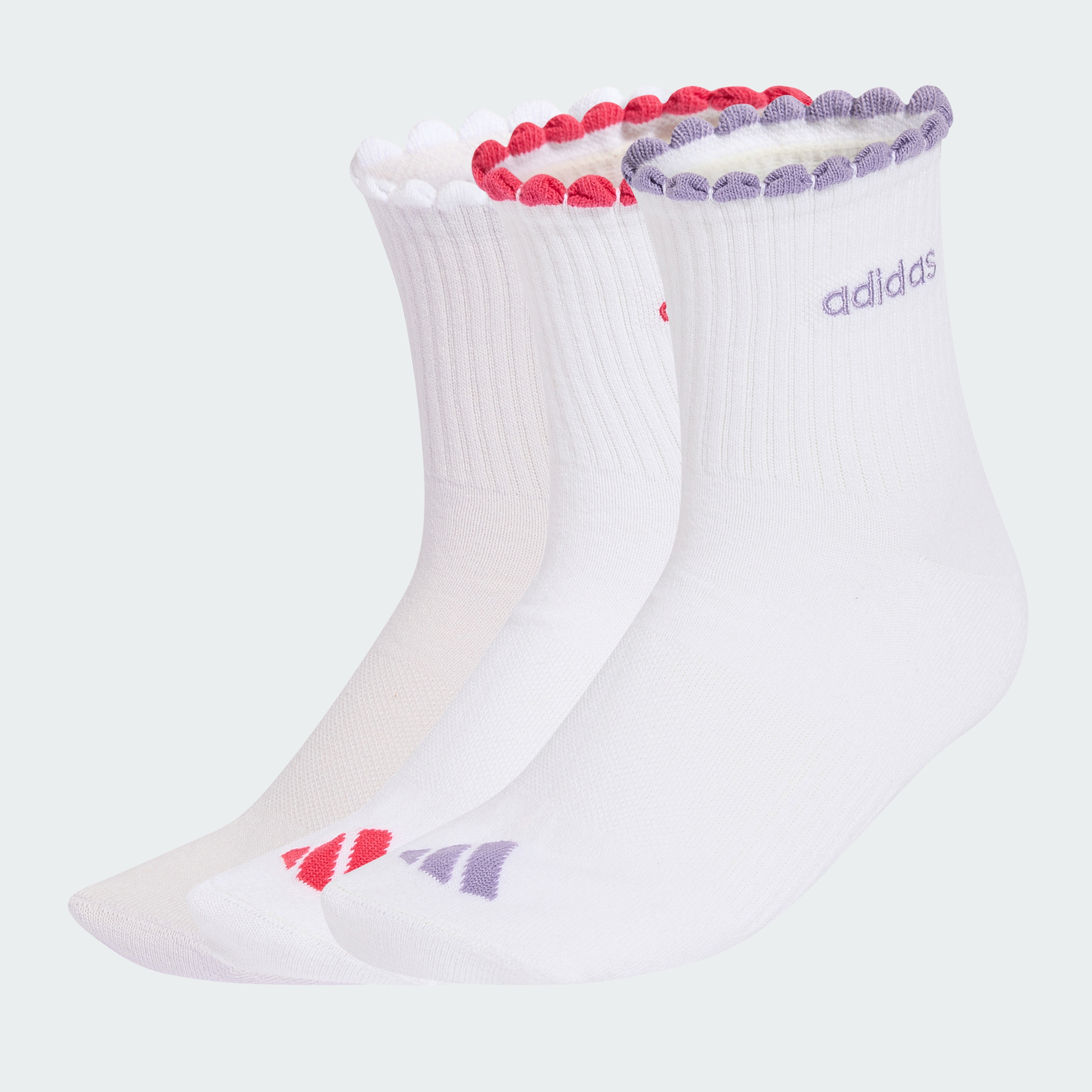 WMS QUARTER 3P WHITE/FROPUR/POWPNK/
