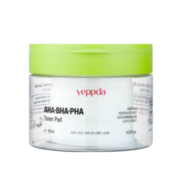 Yeppda AHA+ BHA+ PHA Toner Pad 60EA