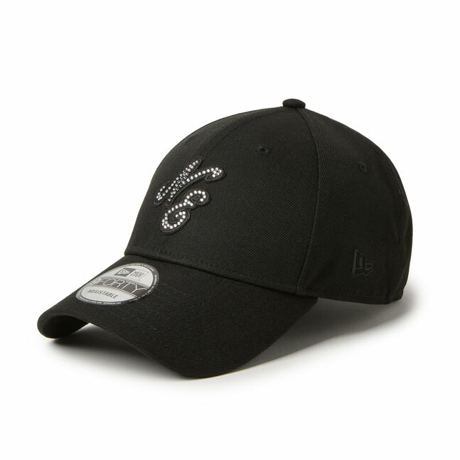 940CS NEW ERA RHINESTONE GRA BLK INTL