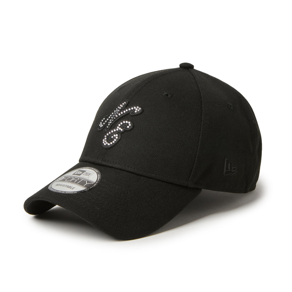 940CS NEW ERA RHINESTONE GRA BLK INTL