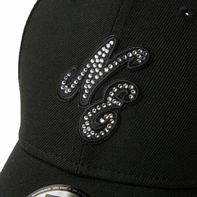 940CS NEW ERA RHINESTONE GRA BLK INTL