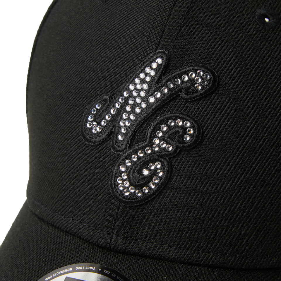 940CS NEW ERA RHINESTONE GRA BLK INTL