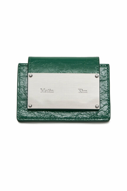 GLAZED ACCORDION WALLET