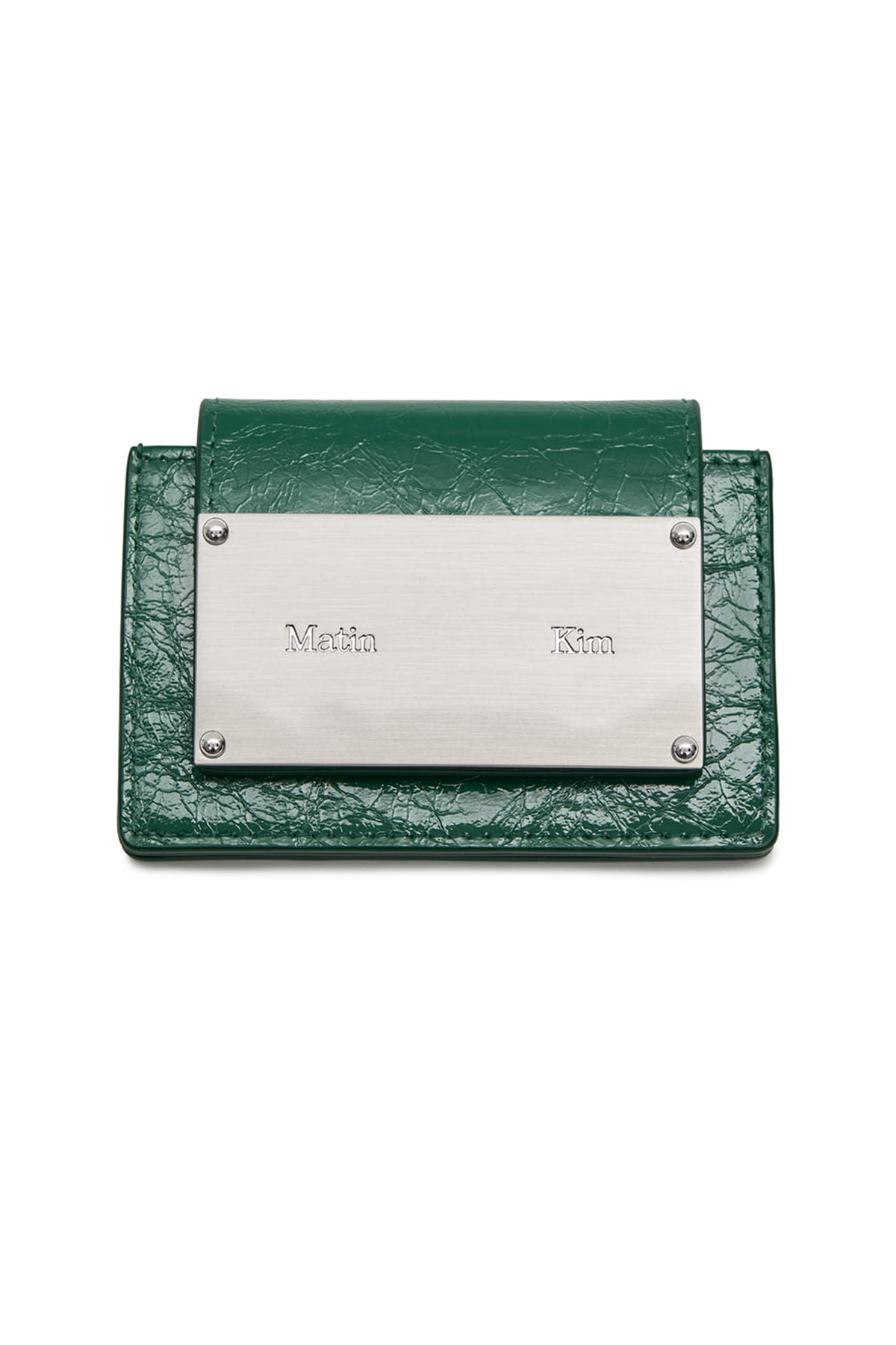 GLAZED ACCORDION WALLET