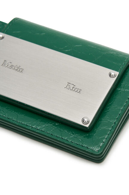 GLAZED ACCORDION WALLET