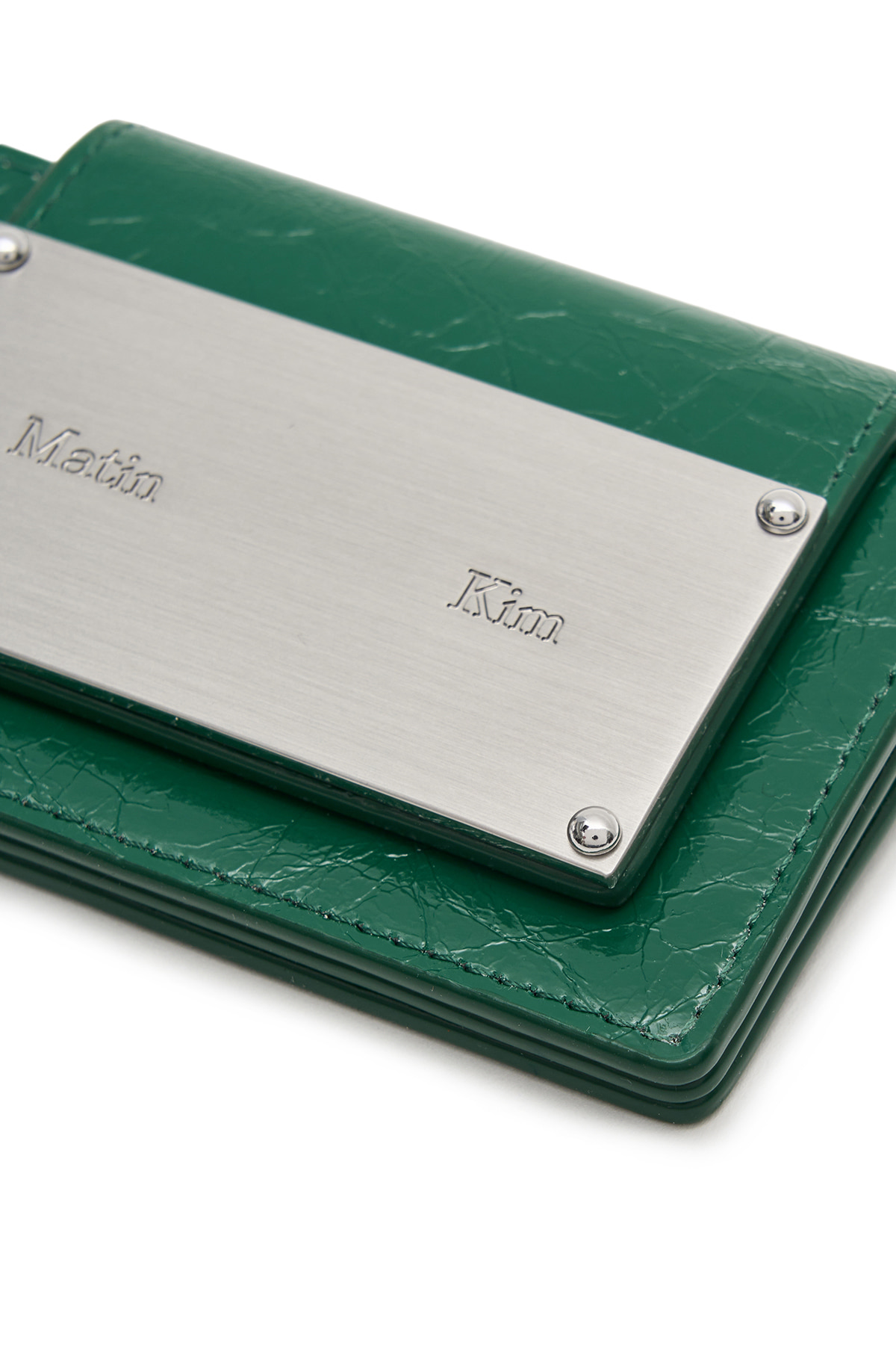 GLAZED ACCORDION WALLET