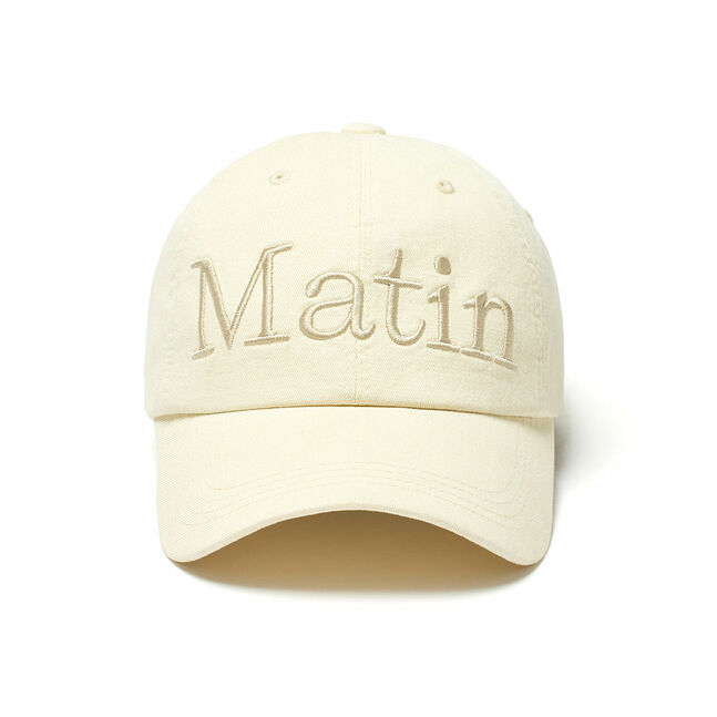 MATIN LOGO WASHED BALL CAP