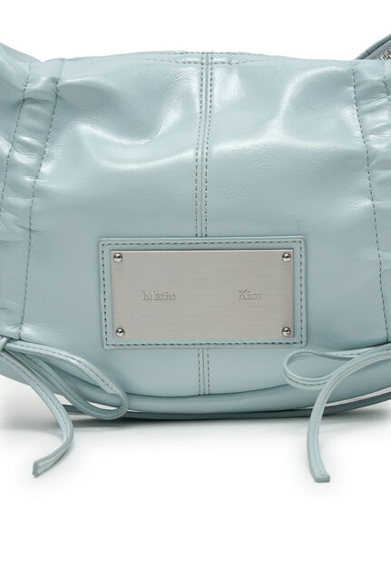 HALF SHIRRING RIBBON ROUND BAG