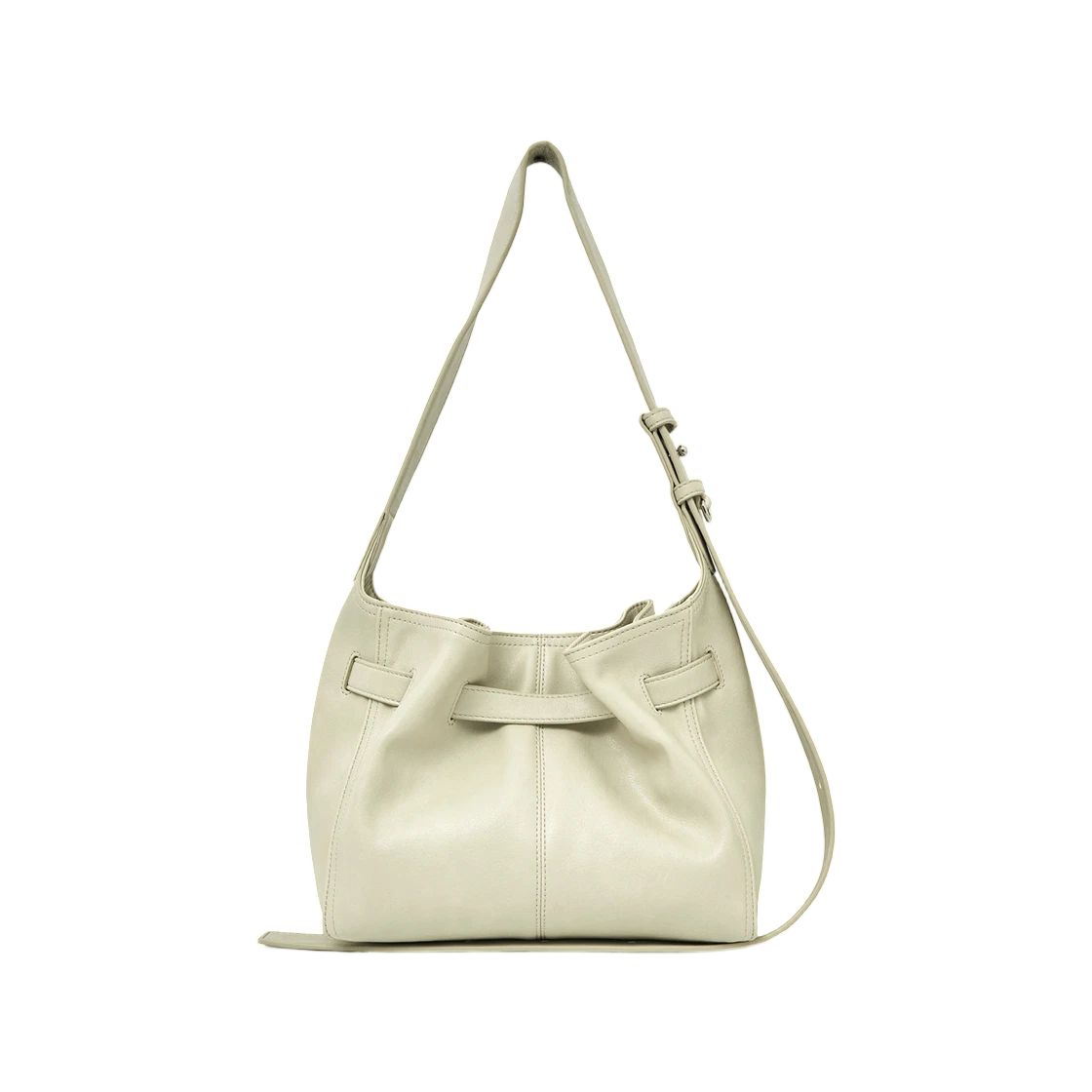 BELTED VOLUNN SMALL BUCKET BAG