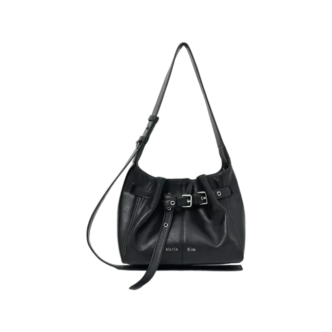 BELTED VOLUNN SMALL BUCKET BAG
