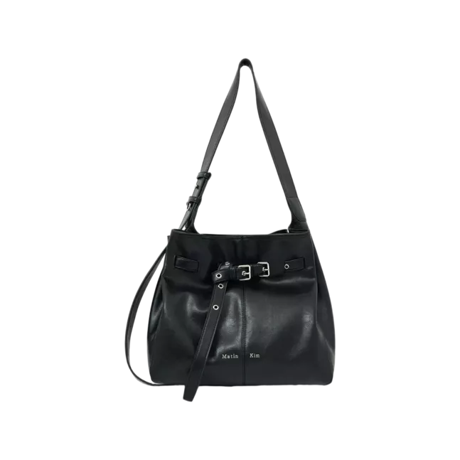 BELTED VOLUNN MID BUCKET BAG