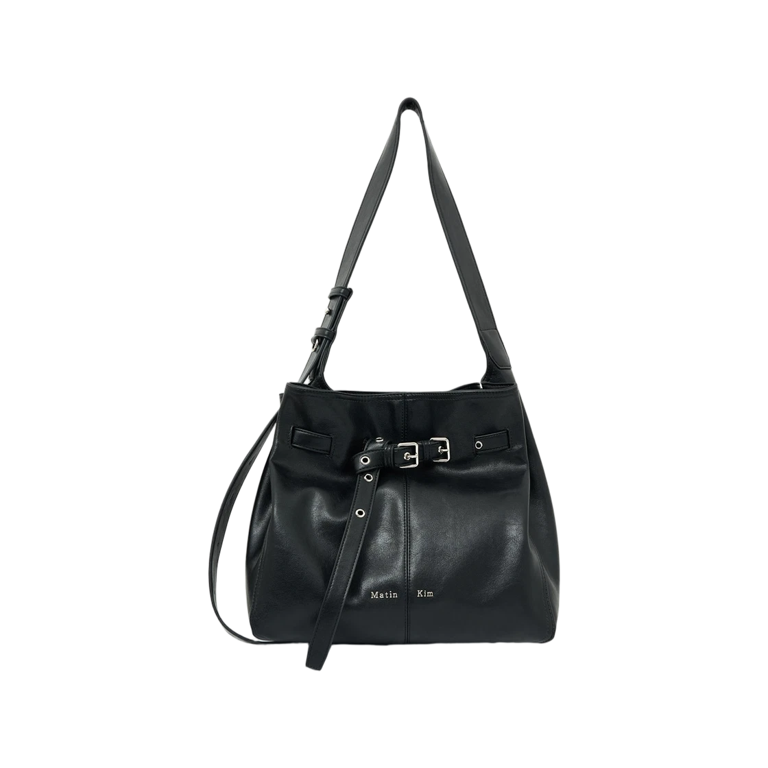BELTED VOLUNN MID BUCKET BAG