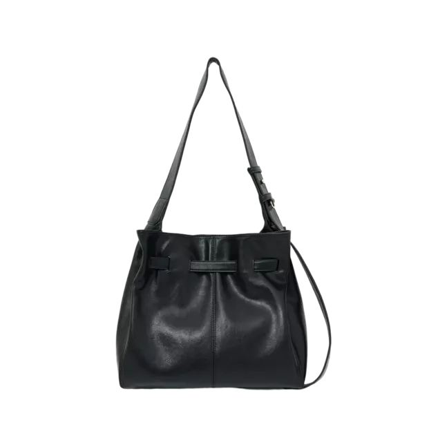 BELTED VOLUNN MID BUCKET BAG