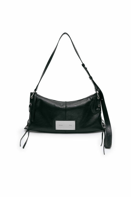 EYELET SHIRRING SHOULDER BAG