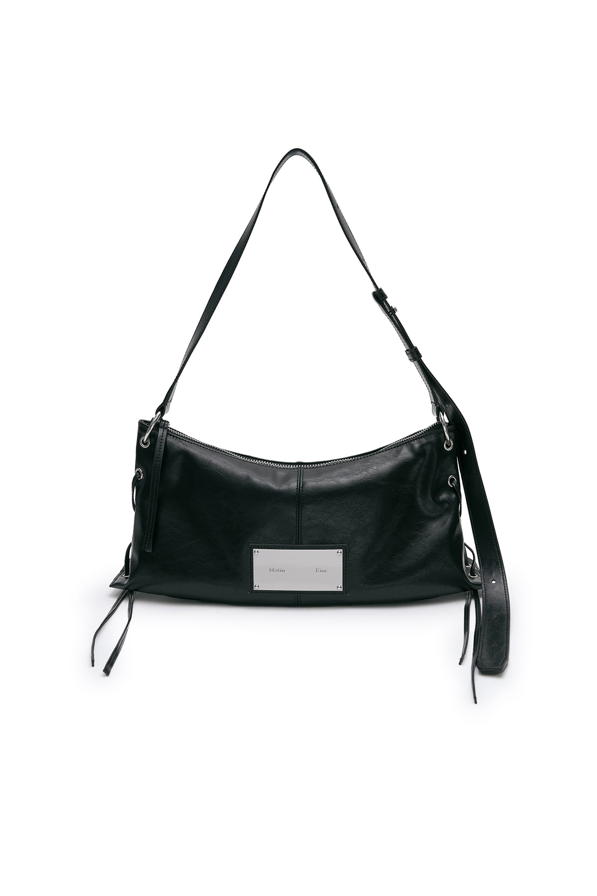 EYELET SHIRRING SHOULDER BAG
