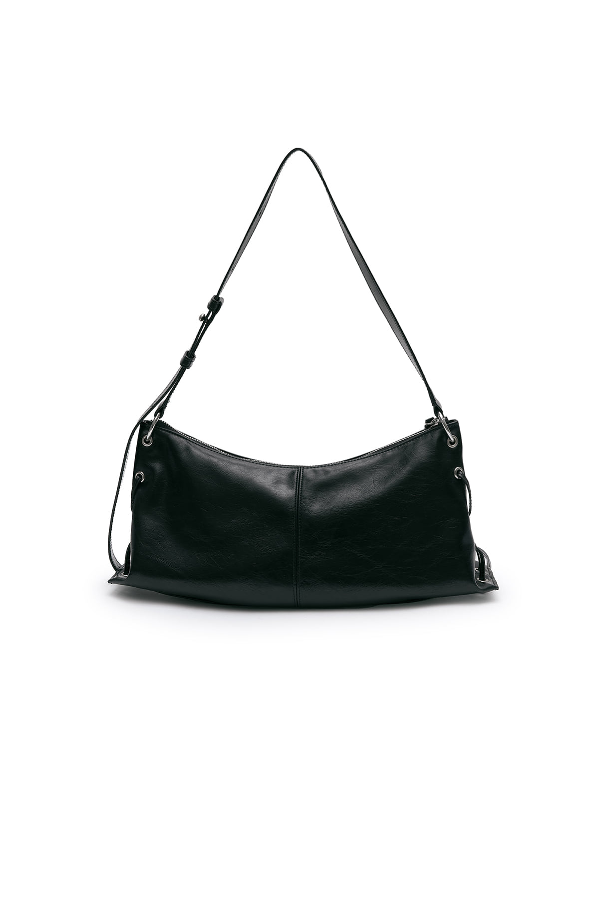 EYELET SHIRRING SHOULDER BAG