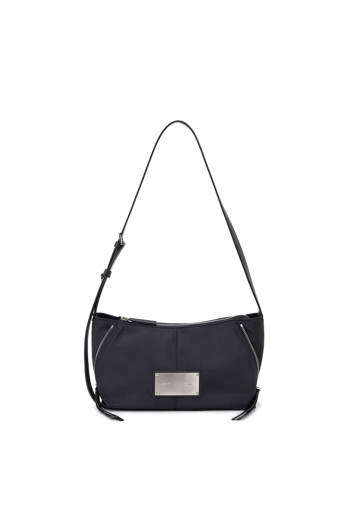 SIDE ZIPPER FABRIC TWO WAY BAG