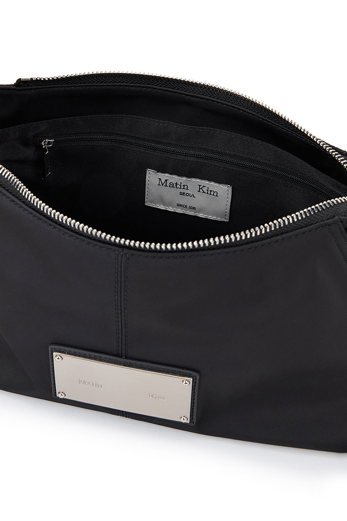 SIDE ZIPPER FABRIC TWO WAY BAG