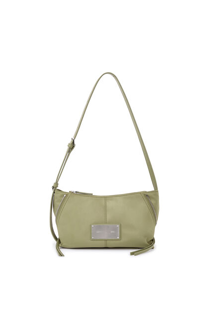 SIDE ZIPPER FABRIC TWO WAY BAG