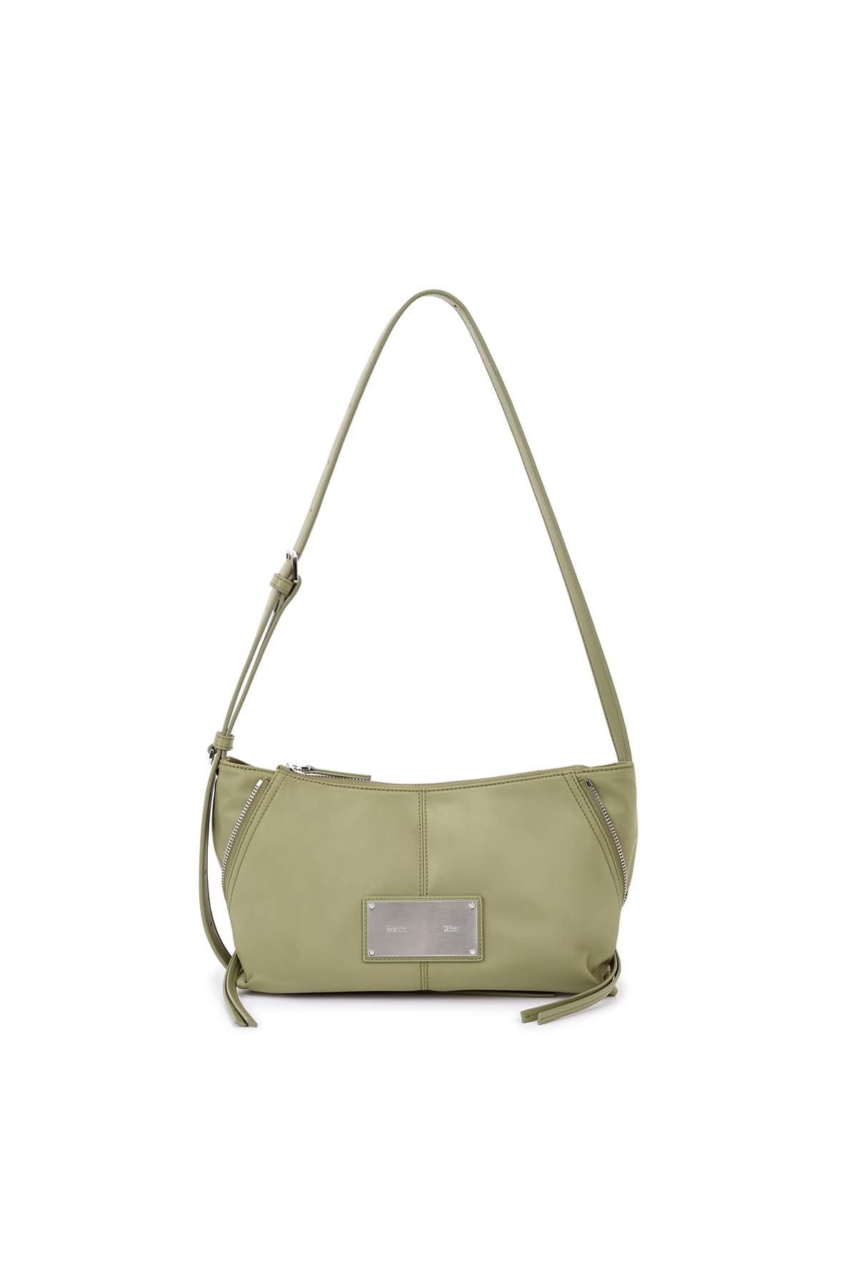 SIDE ZIPPER FABRIC TWO WAY BAG