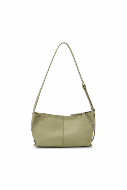 SIDE ZIPPER FABRIC TWO WAY BAG