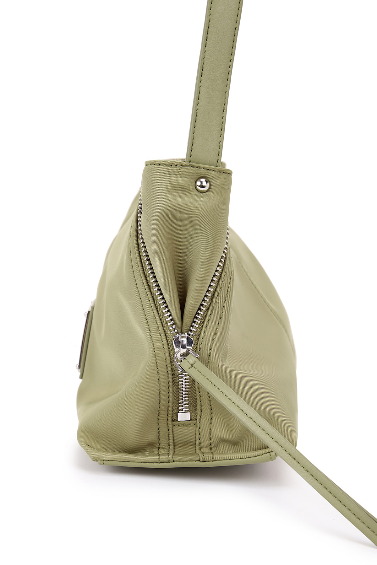 SIDE ZIPPER FABRIC TWO WAY BAG