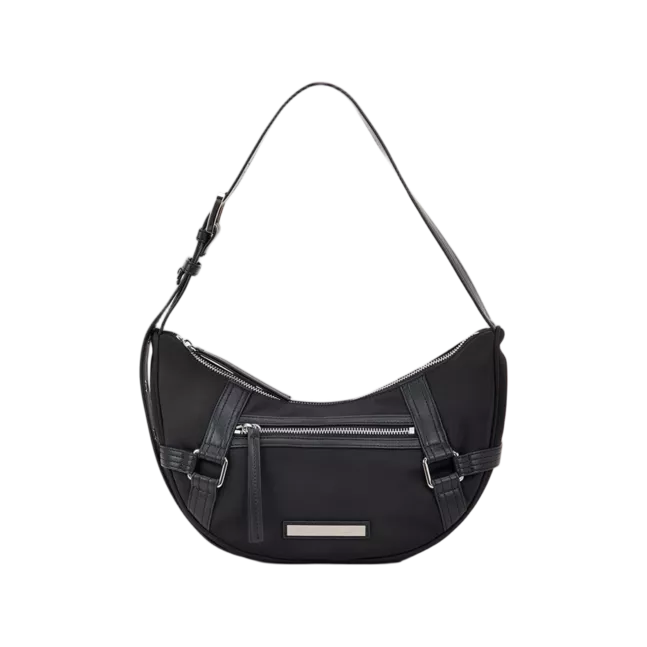 FABRIC ARC HOBO BAG