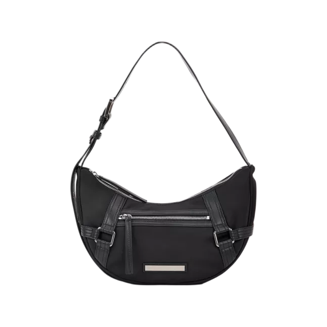 FABRIC ARC HOBO BAG