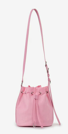 EMBOSSED LOGO MINI BUCKET BAG