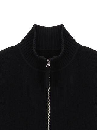 SPELL POINT STRIPE WOOL BLENDED KNIT CARDIGAN