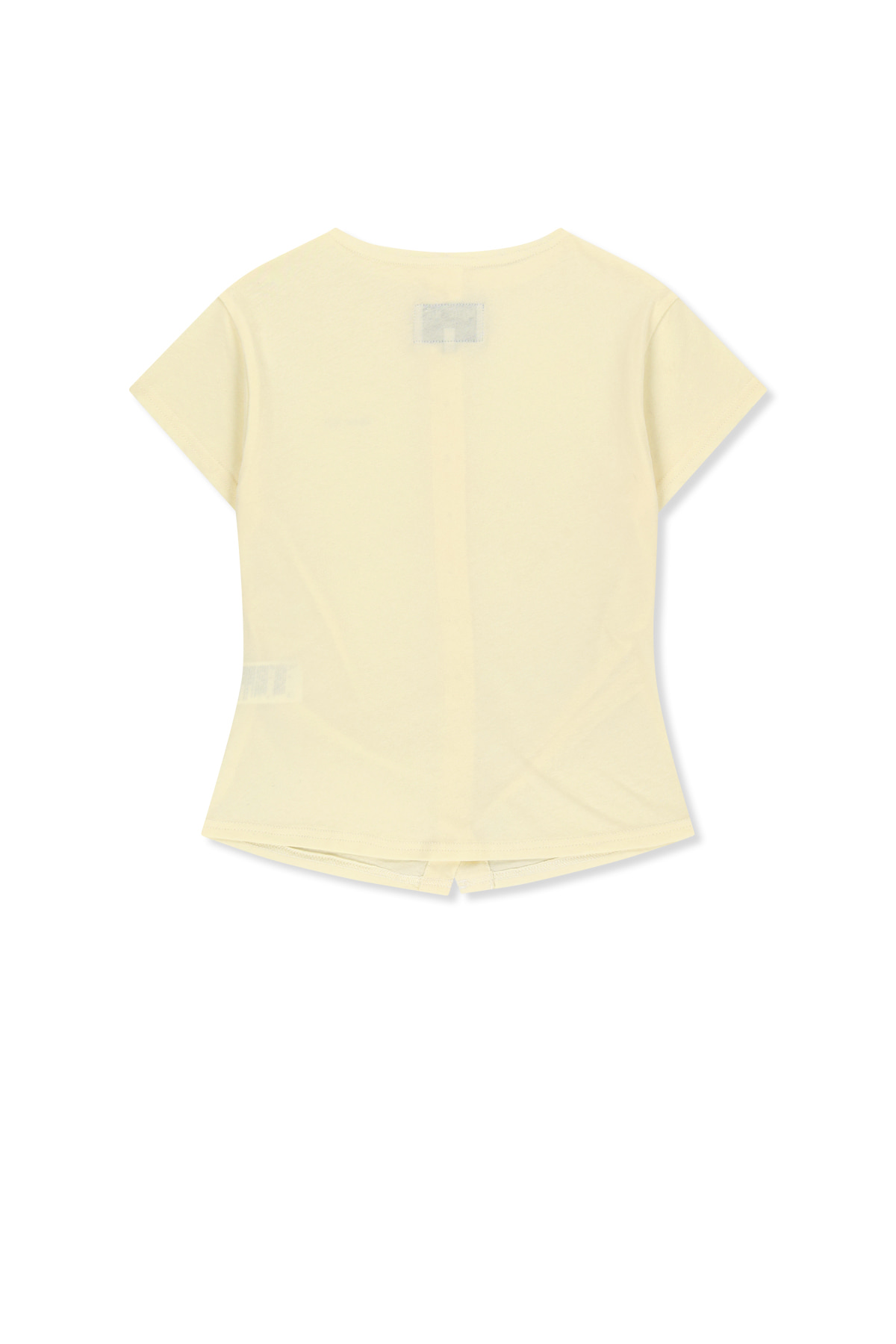 SIDE SHIRRING BUTTON TOP