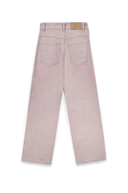 COLOR POINT WASHED DENIM PANTS