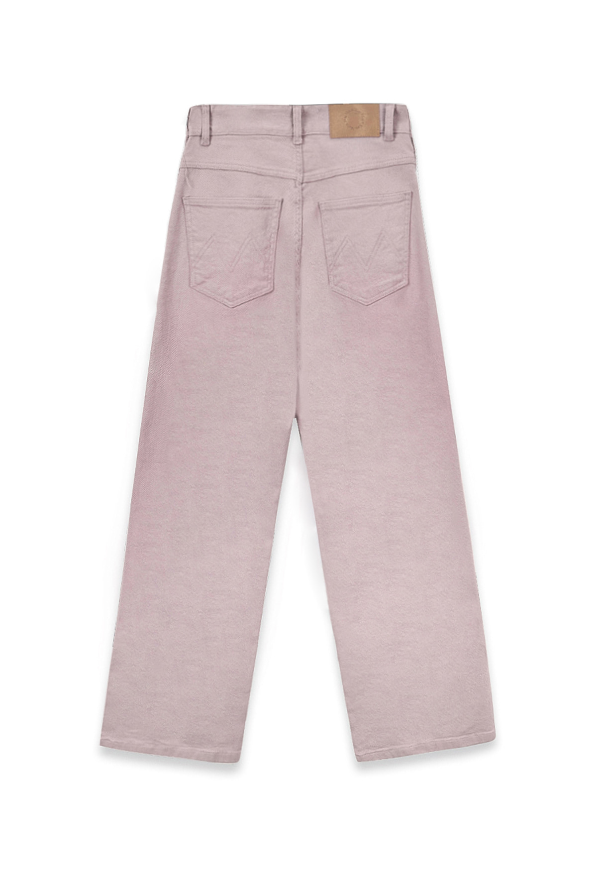 COLOR POINT WASHED DENIM PANTS