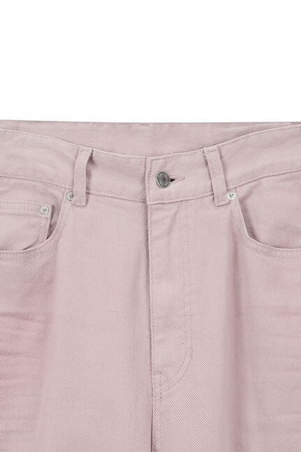 COLOR POINT WASHED DENIM PANTS