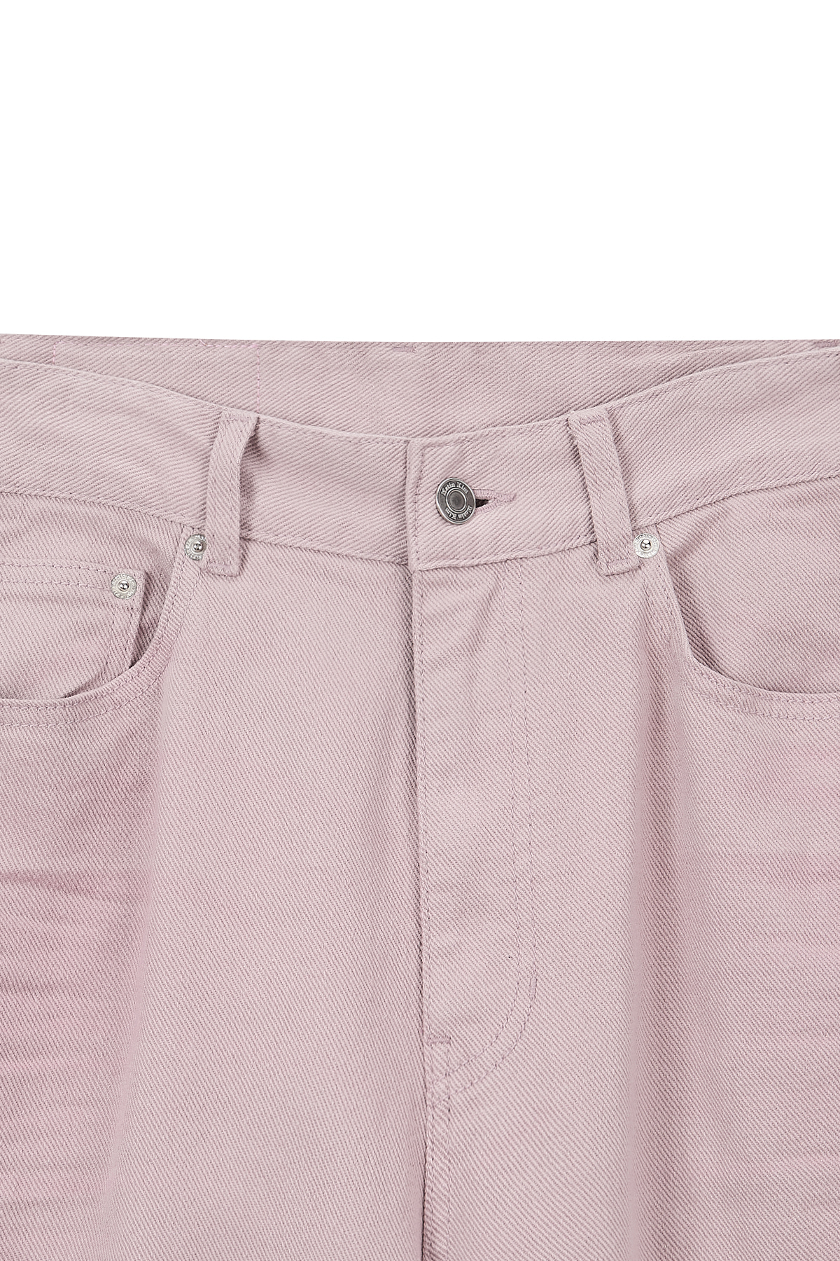 COLOR POINT WASHED DENIM PANTS