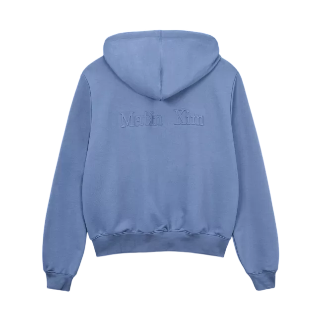 BACK LOGO GLITTER HOODY ZIP UP FOR WOMEN