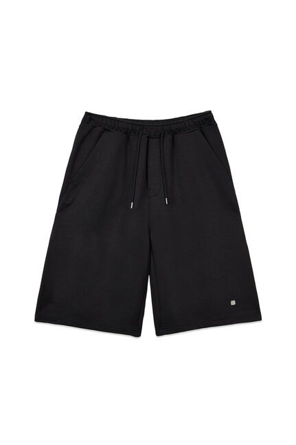 BACK POCKET GLITTER BERMUDA SWEATPANTS FOR WOMEN