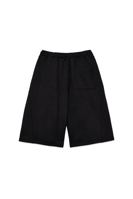 BACK POCKET GLITTER BERMUDA SWEATPANTS FOR WOMEN