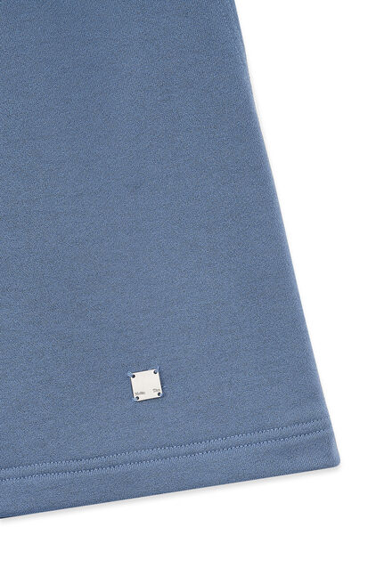 BACK POCKET GLITTER BERMUDA SWEATPANTS FOR WOMEN