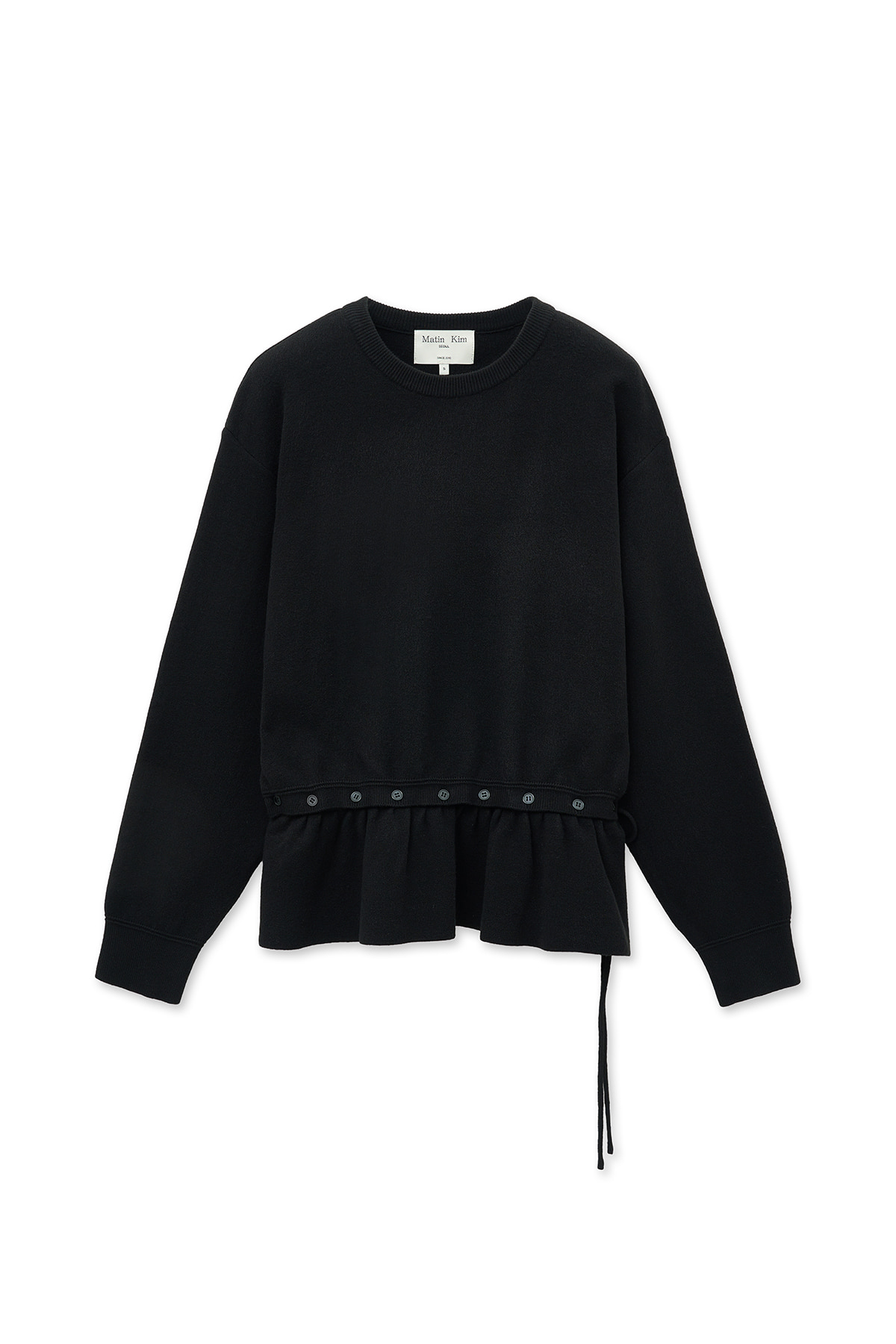 DETACHABLE SKIRT KNIT PULLOVER