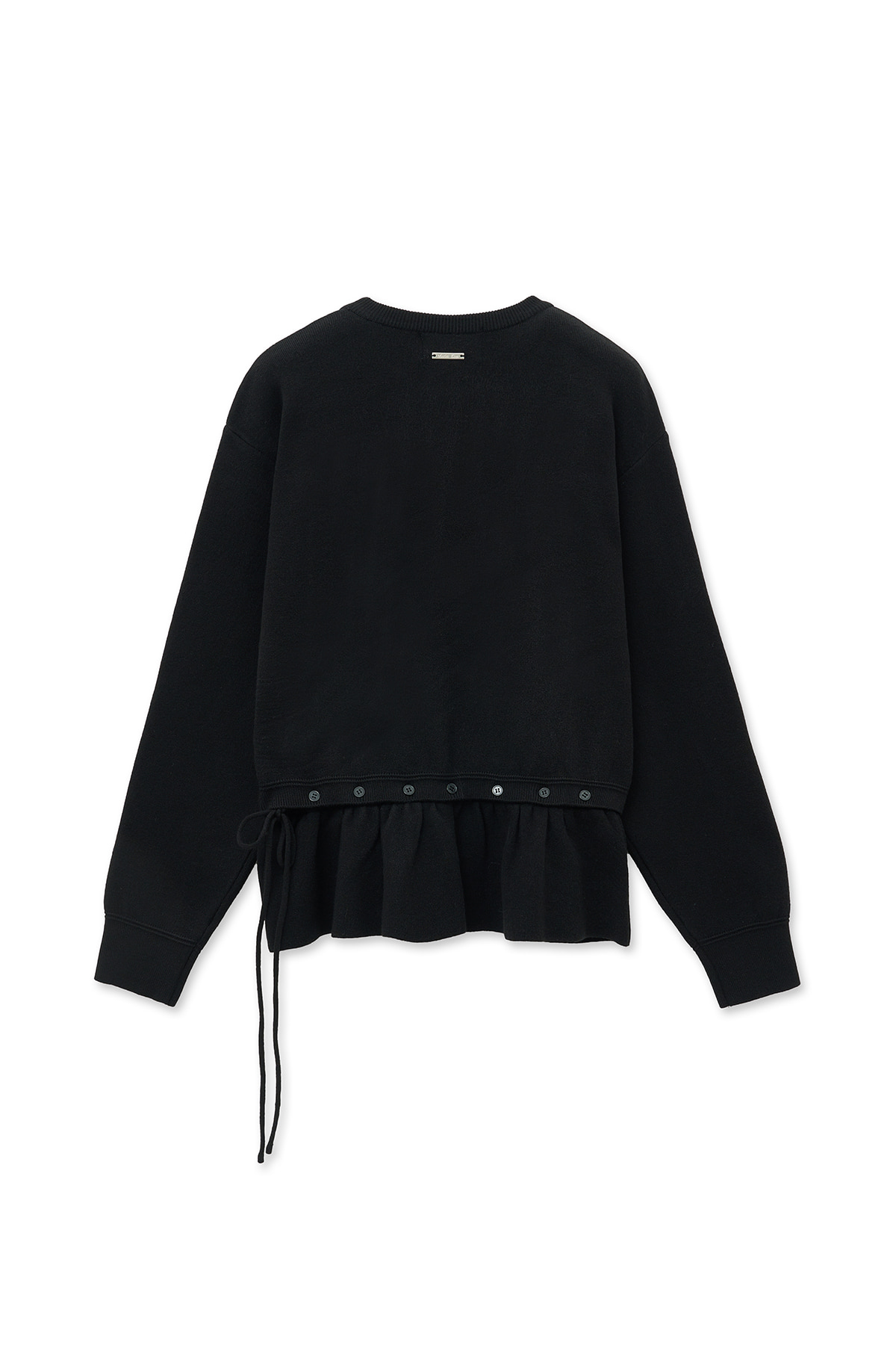 DETACHABLE SKIRT KNIT PULLOVER