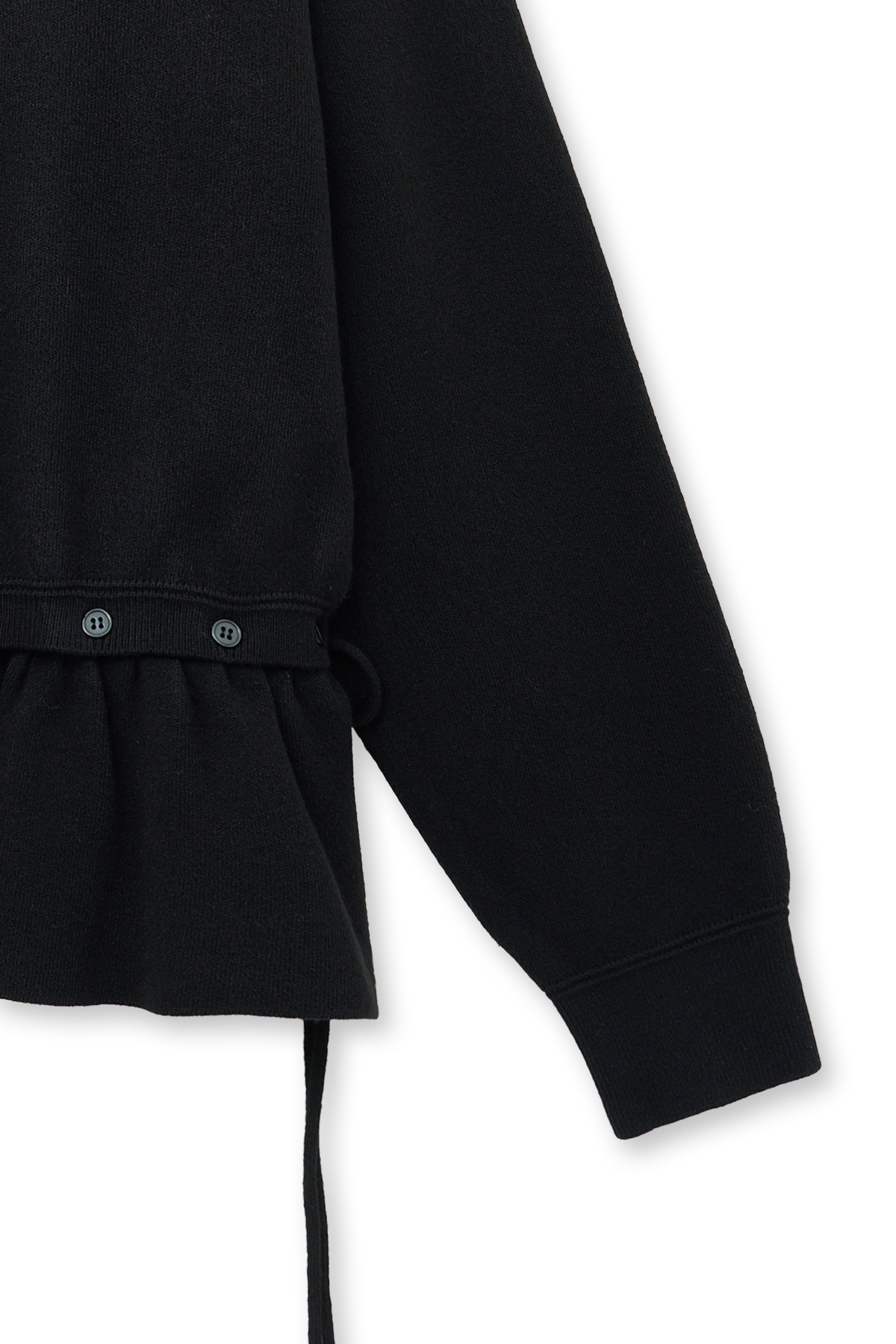 DETACHABLE SKIRT KNIT PULLOVER