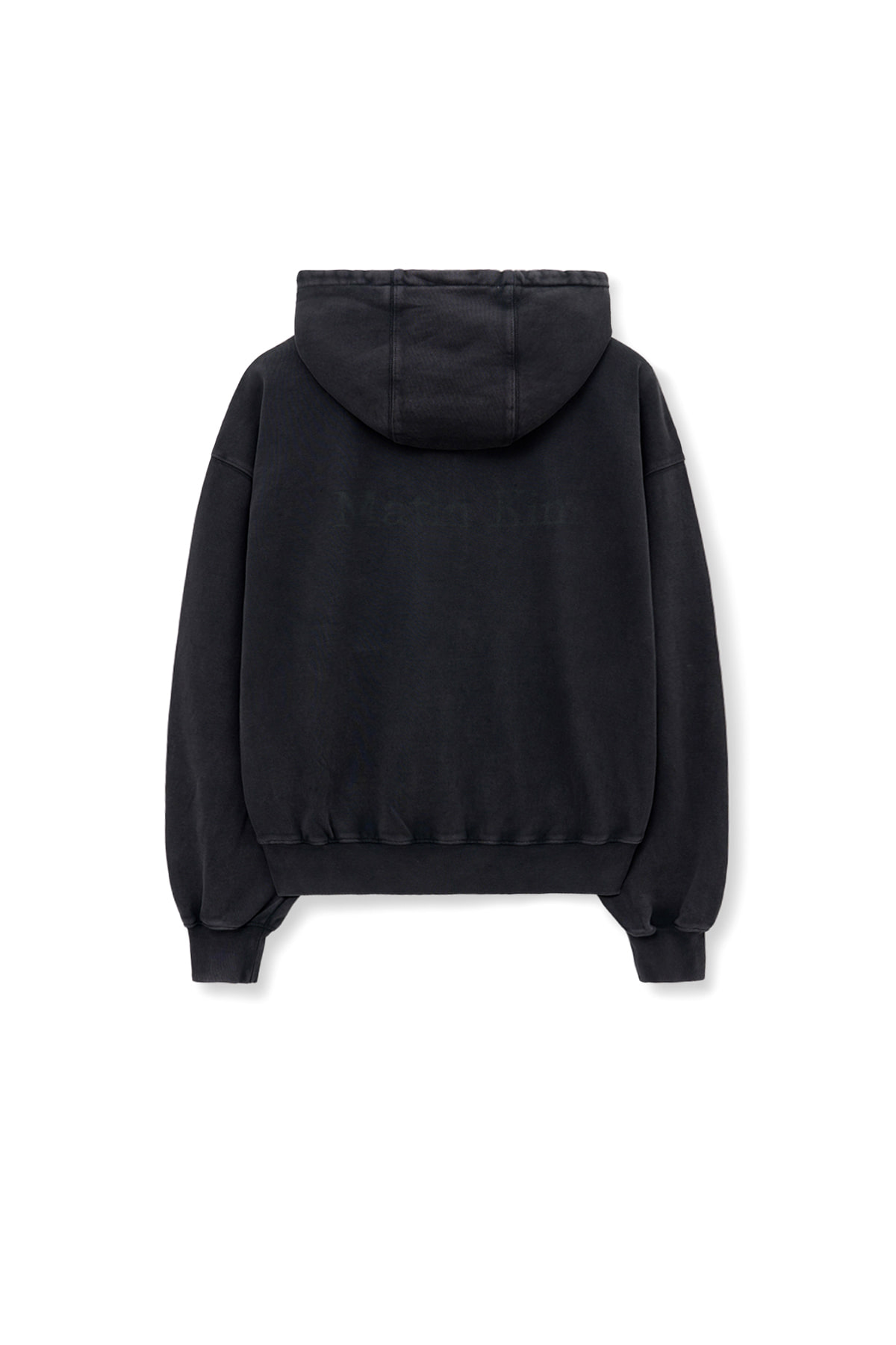 ZIPPER POINT WASHED HOODY FOR MEN